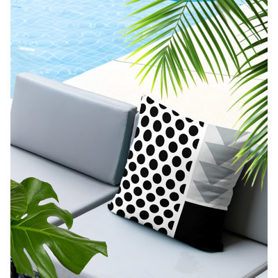 Oreiller carré réversible intérieur / extérieur Snazzy