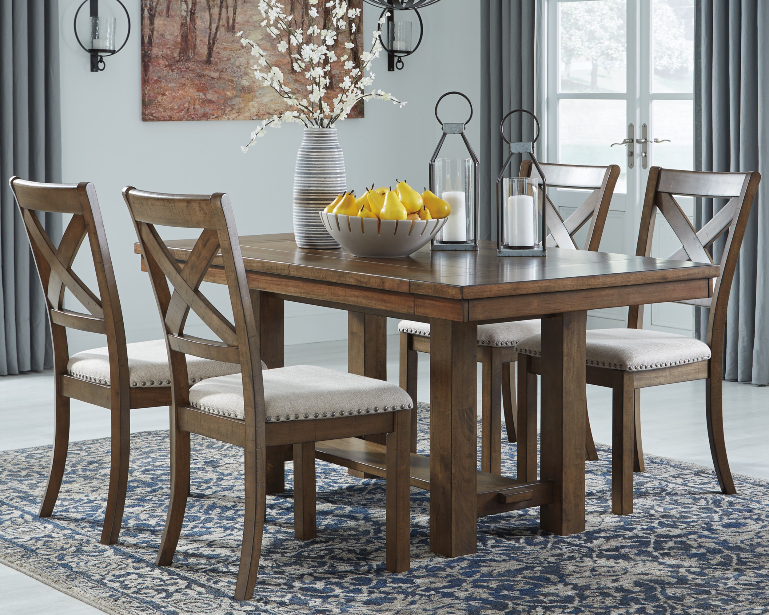 Amy 5 piece dining set by gracie discount oaks