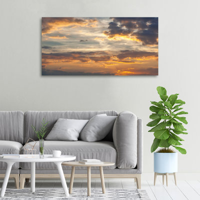 Sunset - No Frame Print on Canvas
