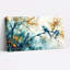 Ensemble de 1 tableau sur toile représentant des oiseaux et des branches-130730853-130730855