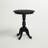 Classic Black 30 Inch Round Bar Table with Space-Saving Pedestal Design-2129220069