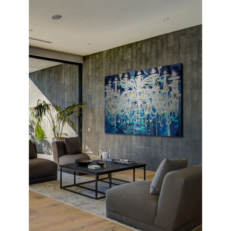 Bleu royal - reproduction sur toile tendue, H 8 po x l 12 po x P 1,5 po