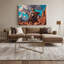 Art mural sur toile 85 "Southwestern Cowboy Sheriff"-1918692207