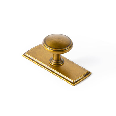 1.18" Mushroom - Shaped Single Hole Drawer Knob With Washer