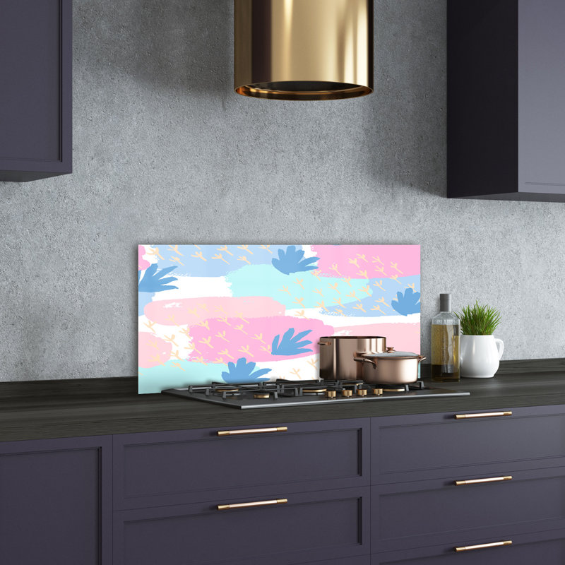 Belana 50cm W x 100cm L Glass Peel and Stick Panel
