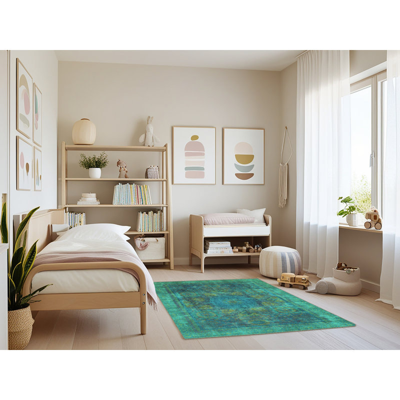 Montanye Performance Oriental Indoor Rug, Rectangle 4' x 6'