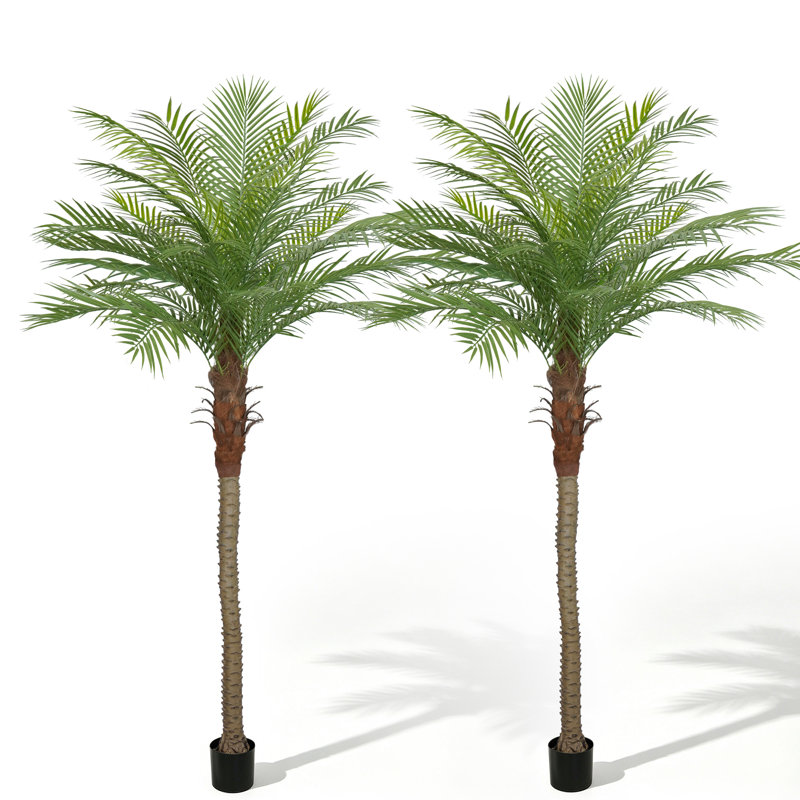 Palmier artificiel dans un pot, H 106,3 po x l 51,2 po x P 51,2 po