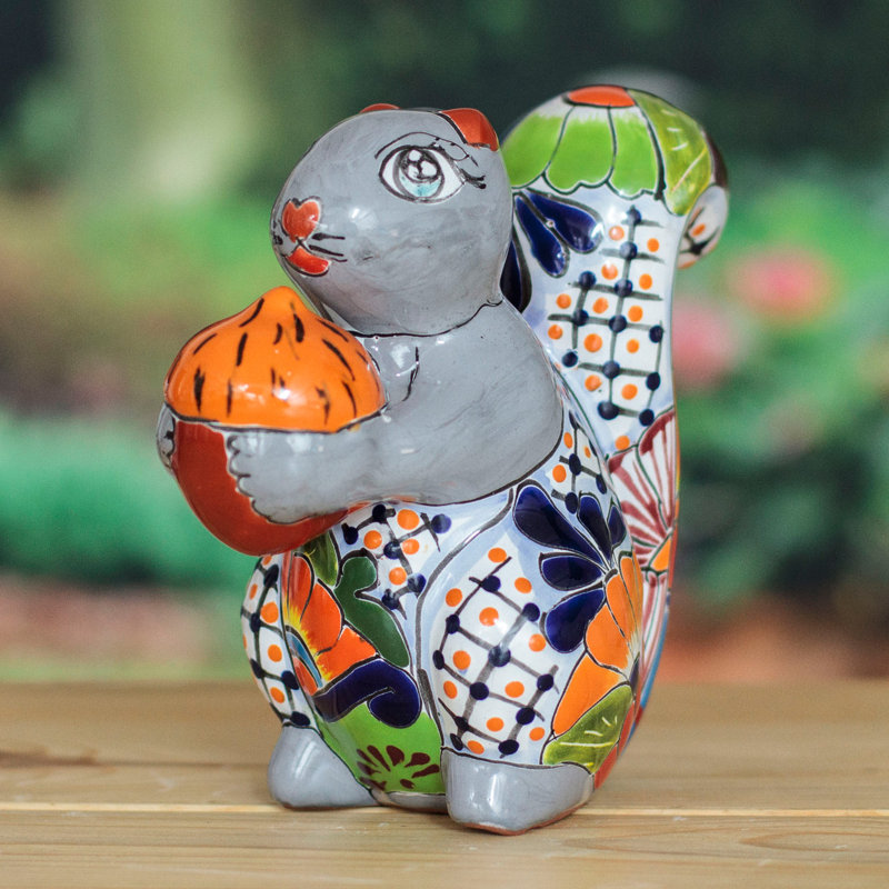 Novica Handmade Sylvan Tradition Ceramic Sculpture