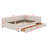 Upholstered Platform Bed With USB And 2 Drawers-587732682