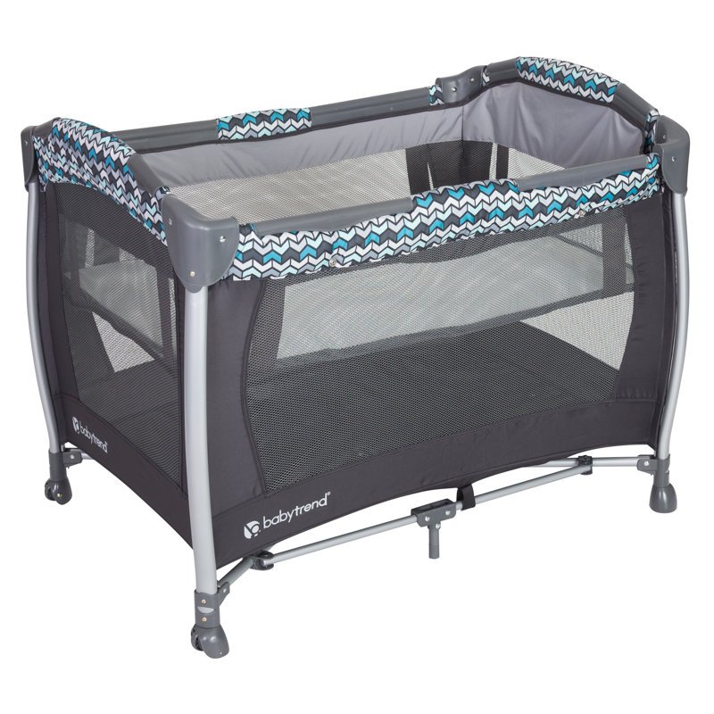 Bassinet with Bedding with Mattress and Stand, Gray