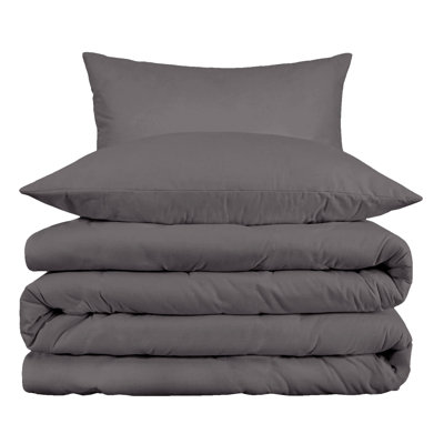  Ensemble de housse de couette en mélange de coton 3 pièces