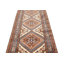 Tapis de couloir unique en laine noué à la main style années 1990 de 2 pi 6 po x 13 pi 3 po Blaire