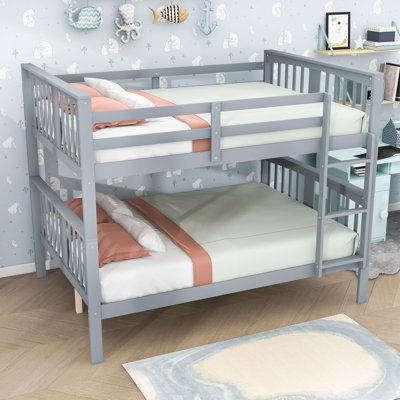 Full-Over-Full Bunk Bed With Versatile Configuration And Ladder