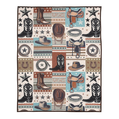 Jeté matelassé Western Charm