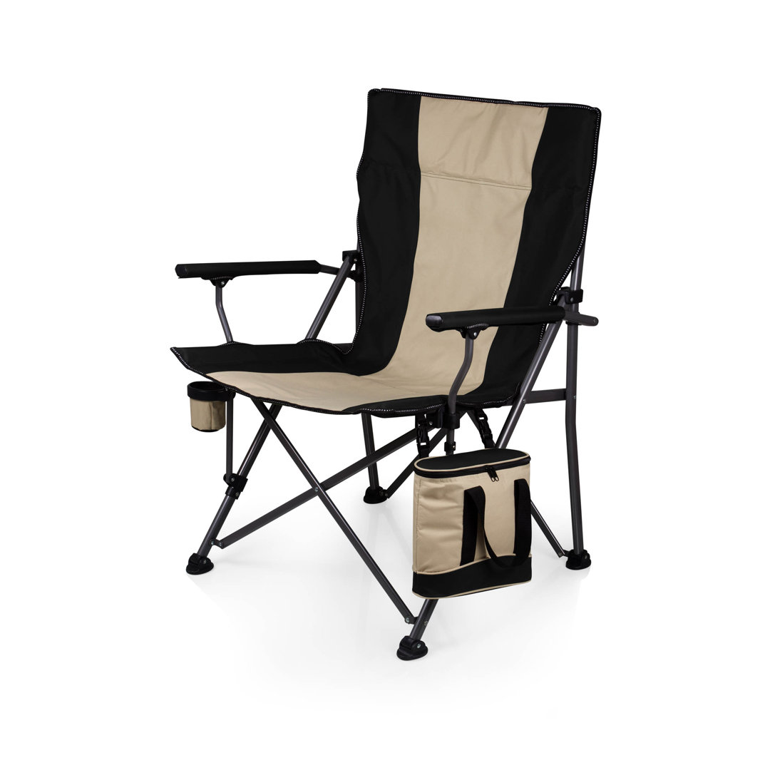 Big Bear XXL Camping Chair with Cooler - Heavy Duty Beach Chair - Outdoor Folding Chair with 500 lb weight capacity Cranleigh Arlmont & Co.