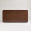 Table basse 47,24 "rectangulaire de style Mid-Century avec tablette de salon
