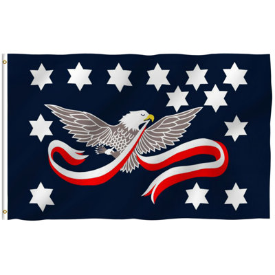 Drapeau de maison 36 po x 60 po Whiskey Rebellion