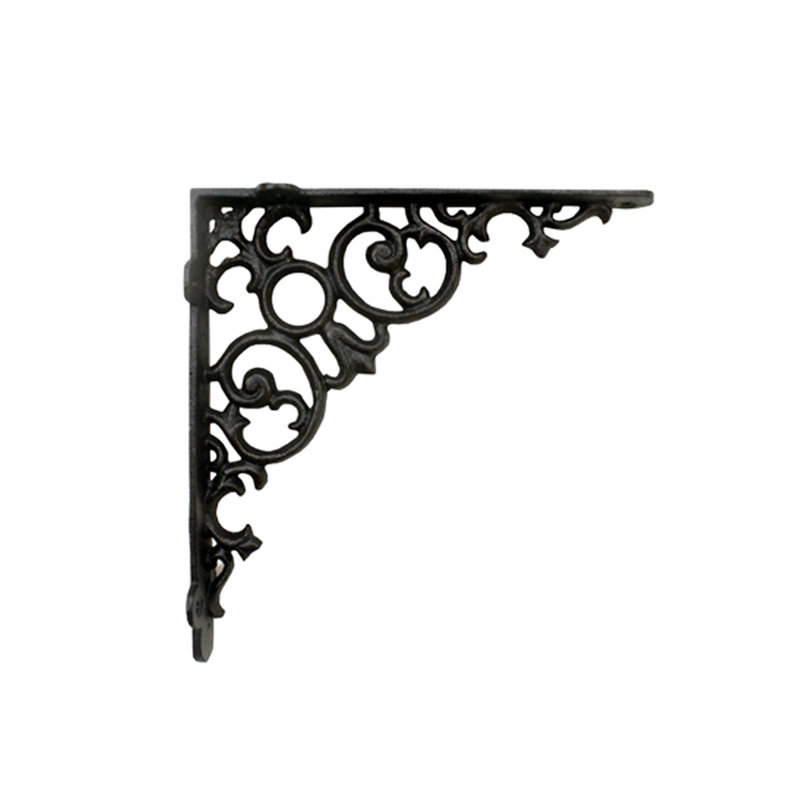 homerville Scroll Shelf Bracket, Black
