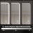 Led Backlit Full Body Mirror, Wall Mount Dressing Mirror, Adjustable Brightness, Horizontal/vertical Install, Dressing Room Living Room Decor