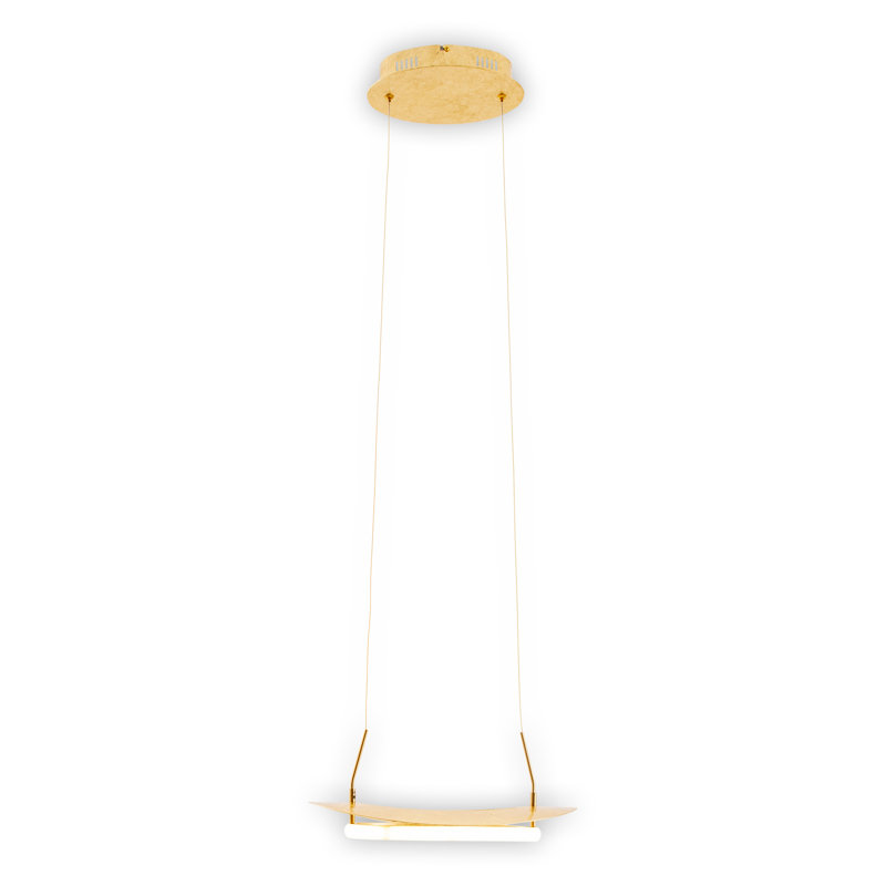 Maloney 1 - Light Gold LED Geometric Pendant