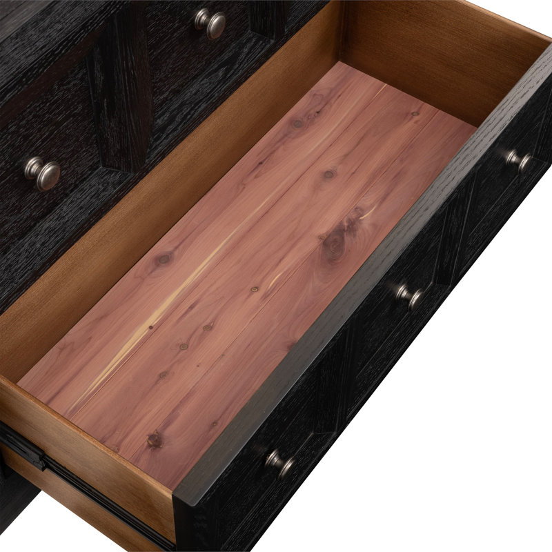 Schell 2-Drawer Nightstands (Set of 2), Black