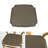 Wishbone Style Wood Arm Dining Chair Pad-351016832