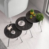 Ensemble de tables basses 3 pièces Etholle