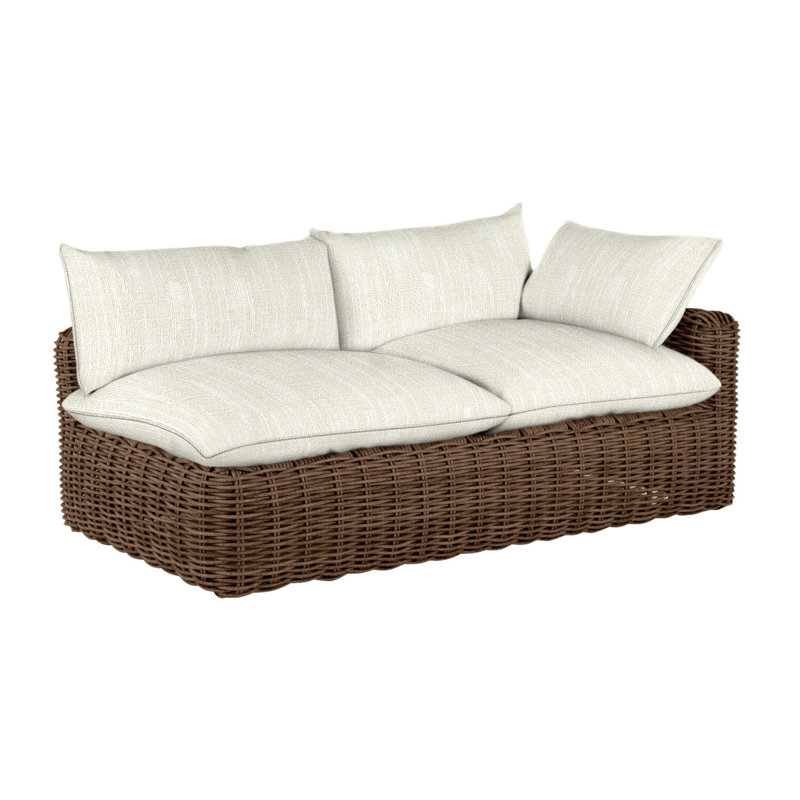 Canapé modulaire Montecito N-Dura, Welt, Rollo crème, Raphia