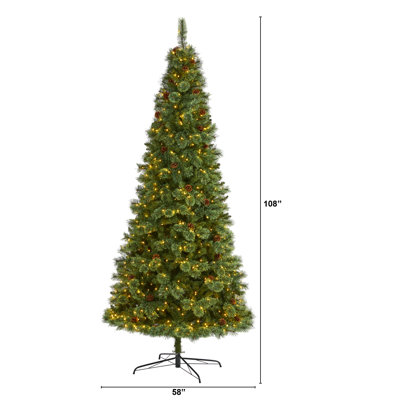 Lighted Artificial Christmas Tree
