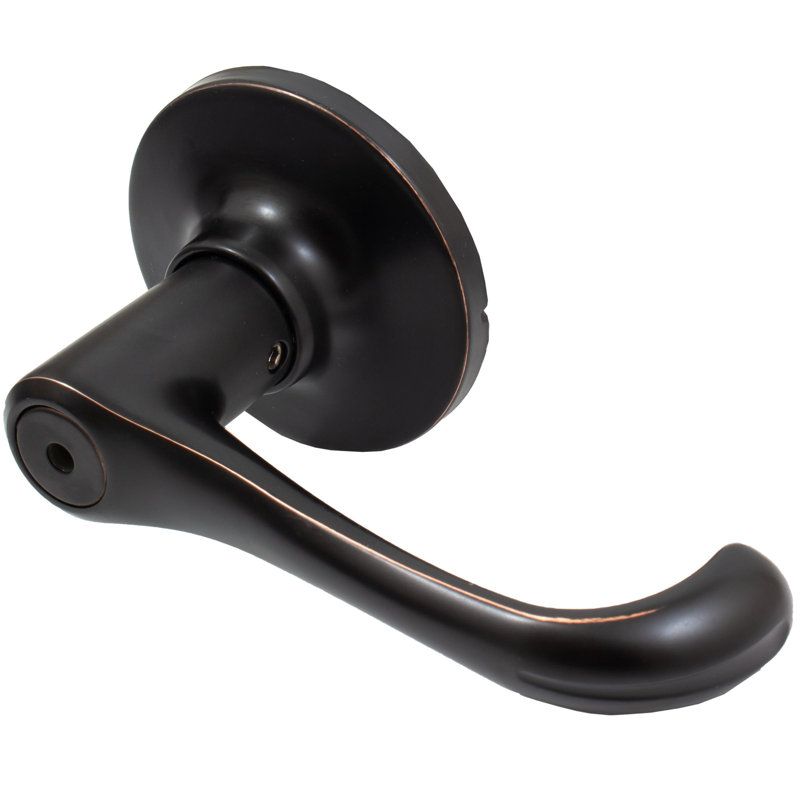 Levier de porte d’intimité Memphis, Bronze vintage