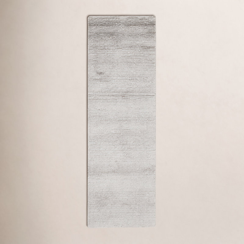 Tapis gris clair Danberry, Tapis de couloir 2 pi 6 po x 8 pi