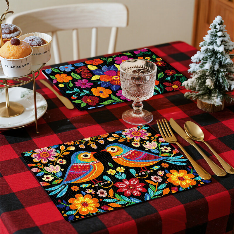 Sous-verres bricolage peinture diamant