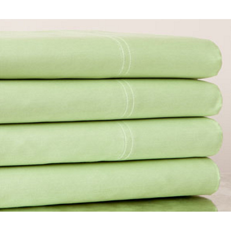 100% Cotton Sateen Weave Sheet Set, Queen Sheet Set with 2 Pillowcases, Margarita