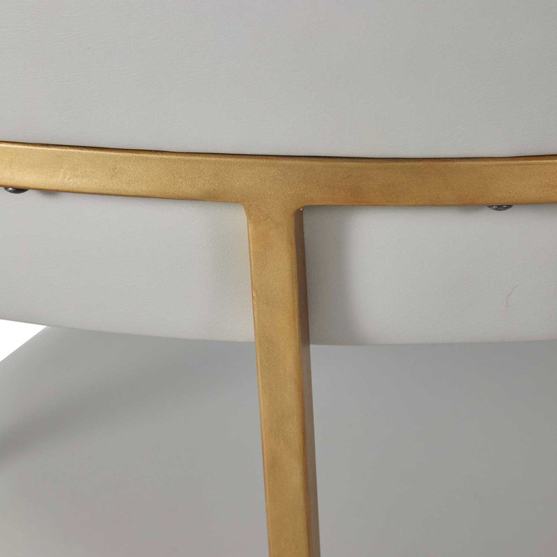 Mason Wing Back Side Chair in Light Gray