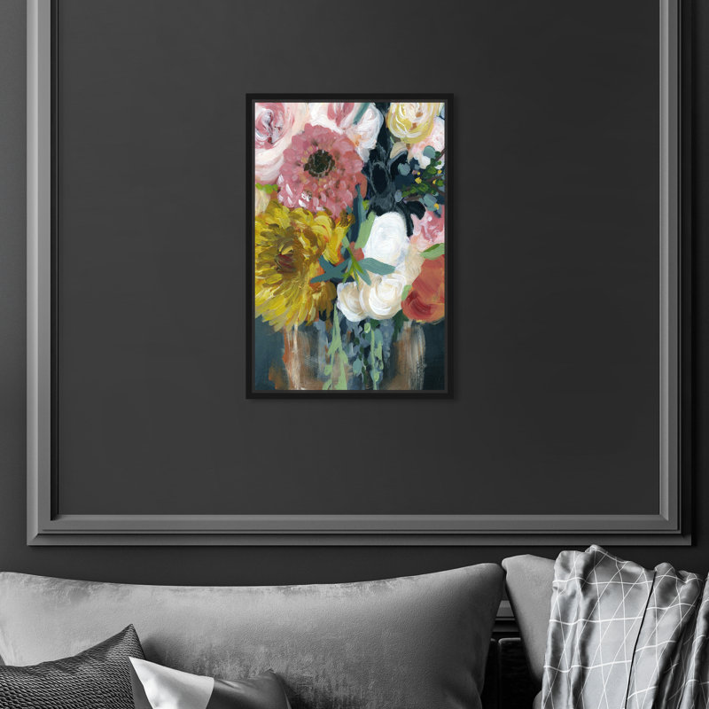 Floral et botanique, printemps, aimer les grandes fleurs - Reproduction d'art sur toile, H 15 po x l 10 po x P 1,5 po
