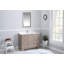 Ensemble de meuble-lavabo simple 41,3 po avec miroir Lakethia-1815767093