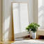 Miroir mural pleine longueur en métal avec support intégré-233625011-243619788