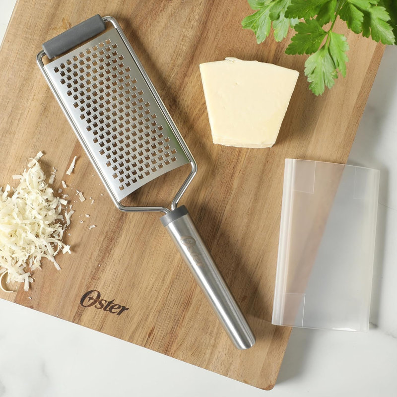 Oster Chadswyck 12 x 3.5 Inch Stainless Steel Handheld Grater in Silver