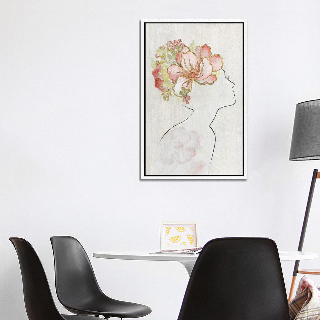 Fashion Floral Silhouette I von Tava Studios - Galerie-verpackte Leinwand Giclée