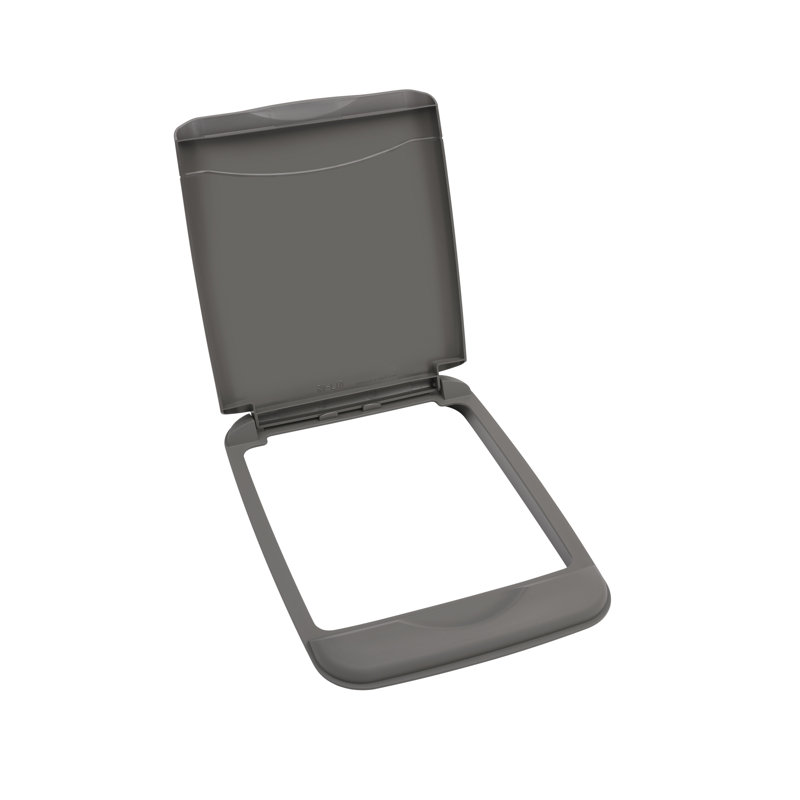 Polymer Lid For Rev-A-Shelf 35 Qt. Waste/Trash Containers, Gray