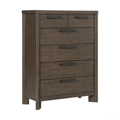 Dark Oak 6-Drawer Chest