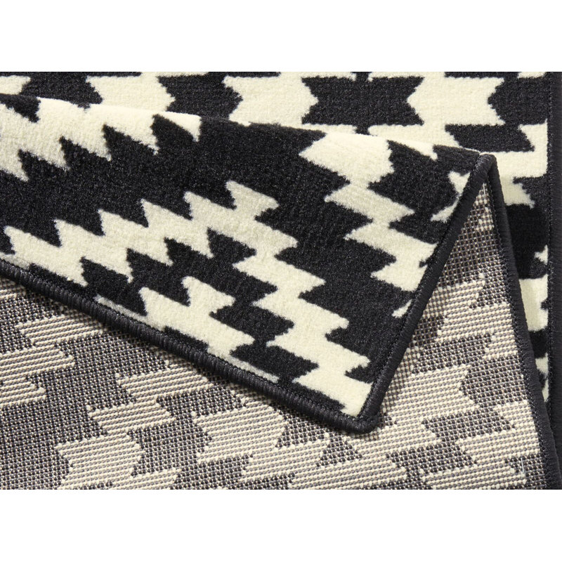 Basic Black Rug, Runner 80 x 400cm