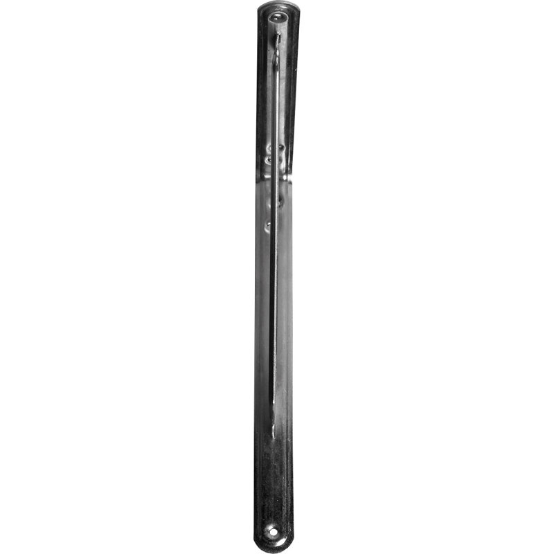 Support traditionnel en acier traditionnel h 12 po x l 1 po x l 8 po x p 10 po Endura Brace, Plaqué zinc