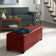 Aiyahna 46.85" Wide Rectangle Upholstered Storage Ottoman