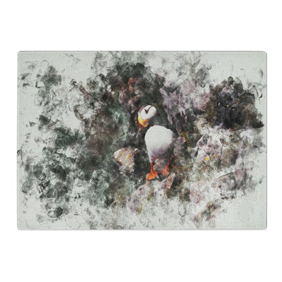 Atlantic Puffin Birds Vol.1 Watercolour Chopping Board