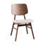 Chaise d'appoint Mid-Century moderne 2 pièces