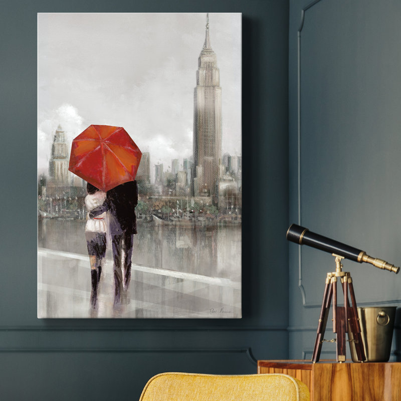 «Modern Couple in New York City», reproduction sur toile tendue, H 12 po x l 8 po x P 1,5 po