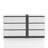 Carilla 58" W 6-Drawer Two-Tone Modern Dresser