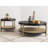Benson Black Round End Table