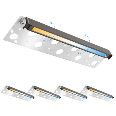 Éclairage pour marches en aluminium 4PK